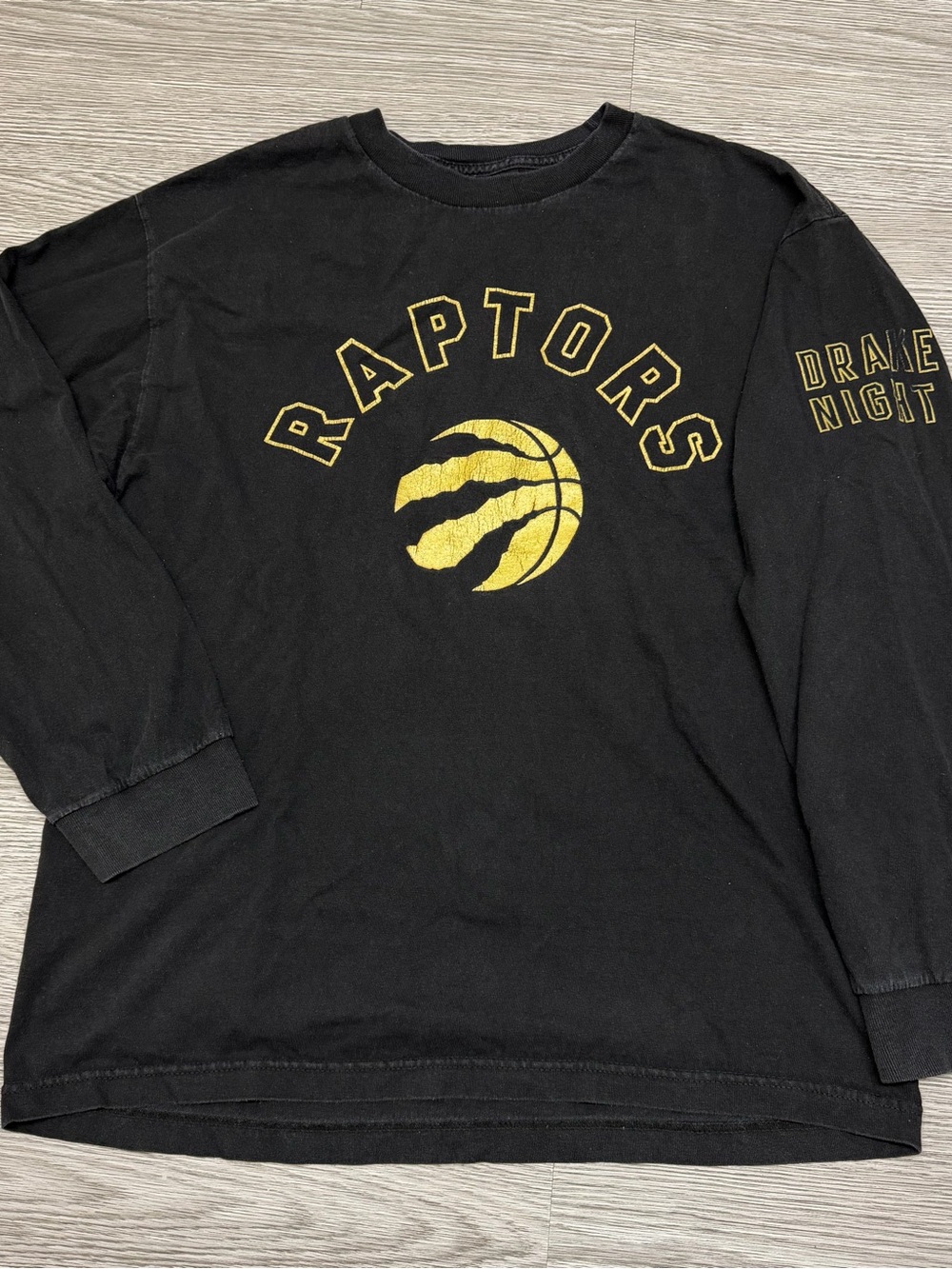 Toronto Raptors x OVO Drake Night 2015 long sleeve shirt Mens basketball Sz M